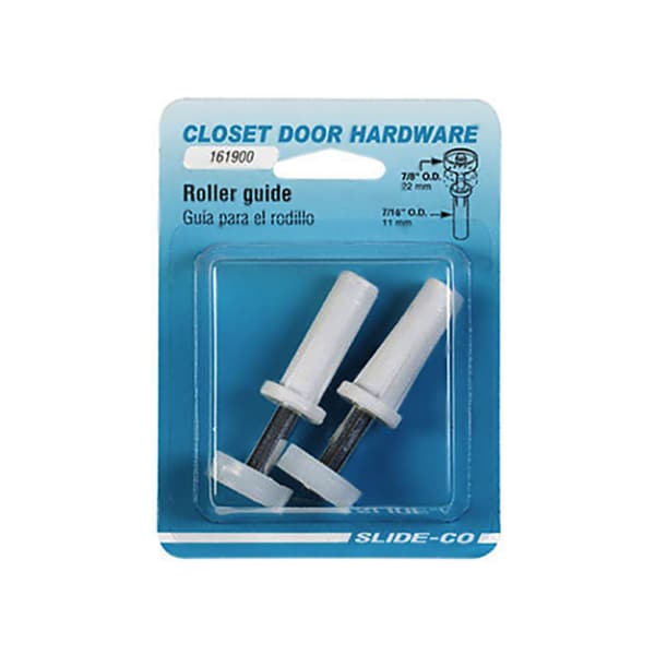 SlideCo 161900 BiFold Door Guide Pivot, Nylon, Mill N 6582 Zoro
